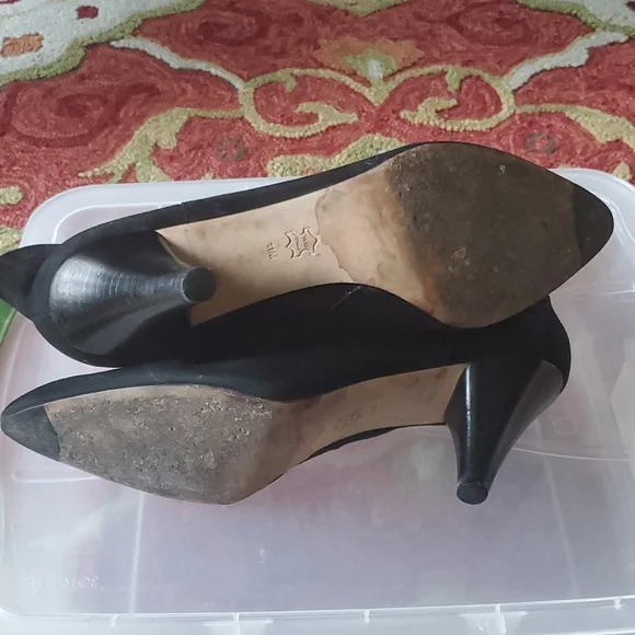 Via Spiga Black Suede Bootie 11M - Picture 7 of 8